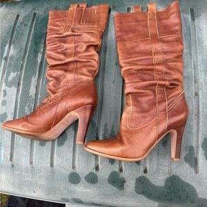 Genuine leather boots